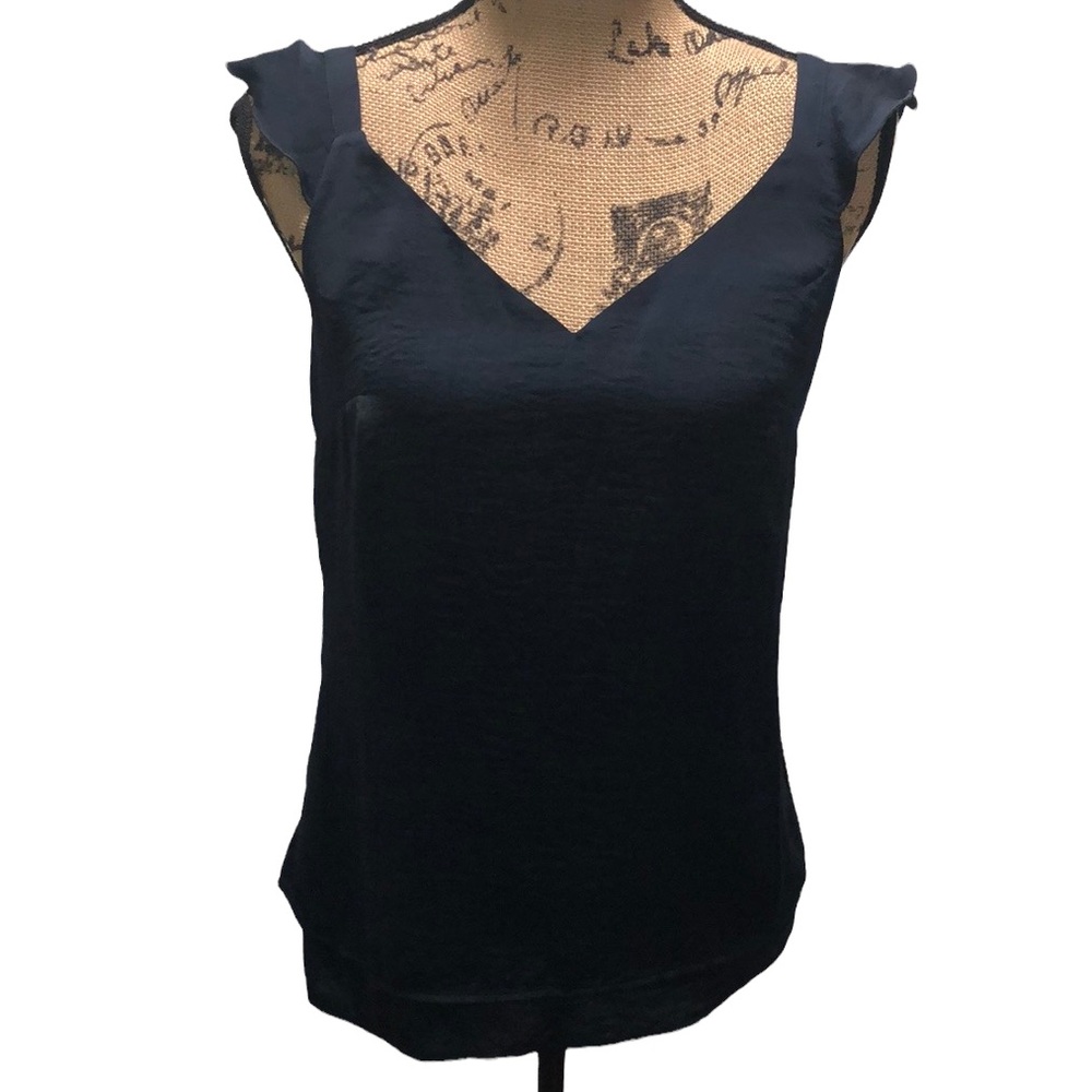 {CAbi} Navy Blue Handy Cami Top